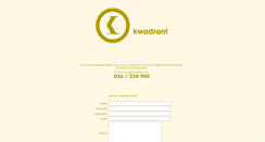 Desktop Screenshot of kwadrant.be